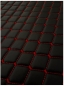 Preview: Black with red stitching
